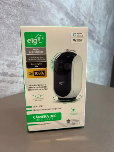 Câmera Robô 360° Inteligente Wi-Fi ELG (SHCR600)