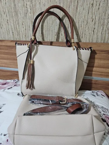 Bolsa grande + bolsa transversal