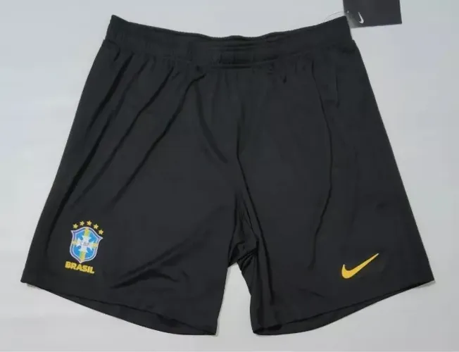 Shorts Seleção Brasileira 2021/ 22 Preto Dri-fit