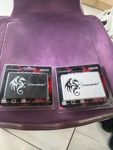 Ssd sata 256gb novos lacrados promoção obs já é o menor preço