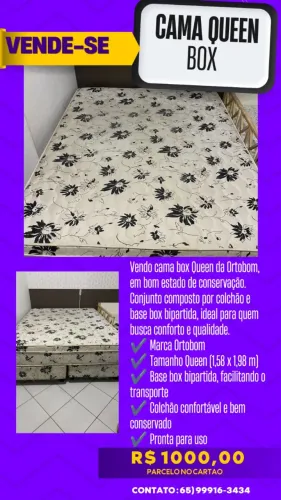 Cama box queen size
