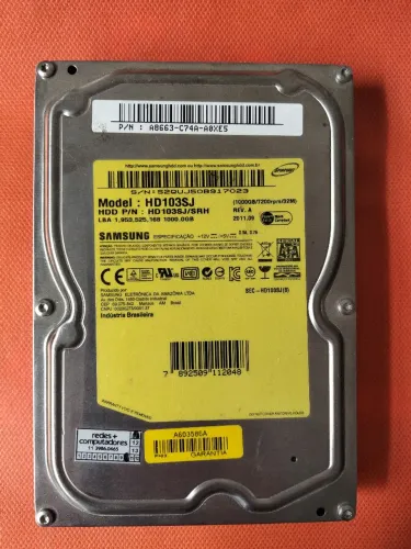 HD Interno Samsung SpinPoint F3 de 1 TB (1000 GB), modelo HD103SJ