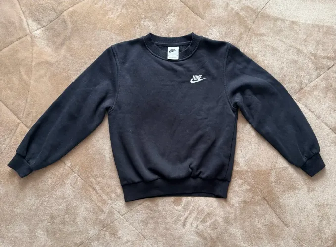 blusão nike sportswear club fleece infantil preto