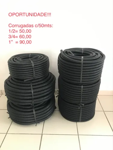 Mangueira corrugada (PREÇO DE FABRICA).