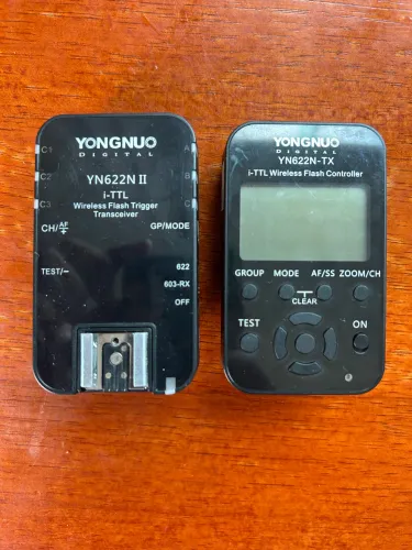Kit Yongnuo YN622N-TX + YN622N II para Nikon | Controle TTL Sem Fio