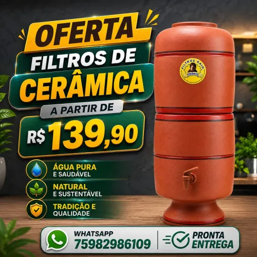 Filtros de cerâmica em promoção - A partir de: