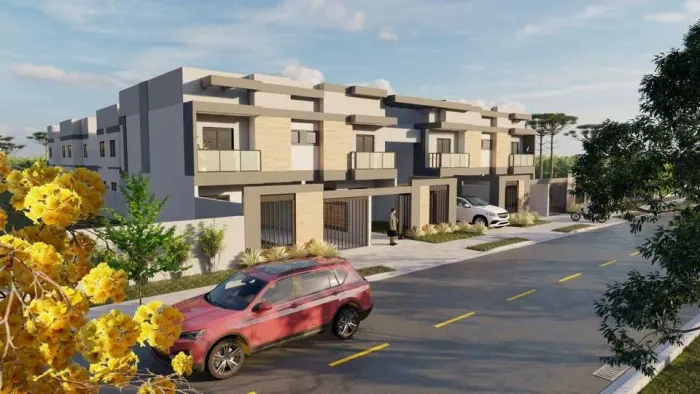 SOBRADO DUPLEX NOVO - EM CONDOMÍNIO - À VENDA NO BOQUEIRÃO.
