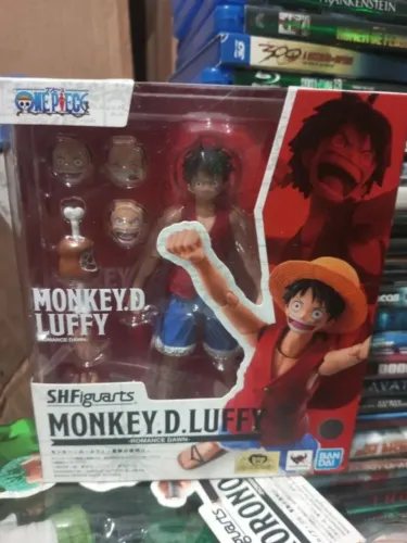 One Piece Luffy SH Figuarts bandai Ruffy romance dawn east blue boneco figura