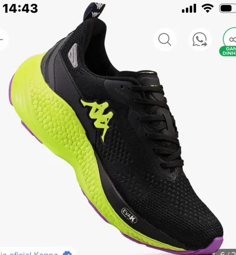 Tênis Kappa Pulse RX corrida 
