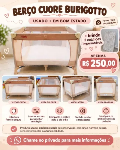 Berço Cuore Burigotto