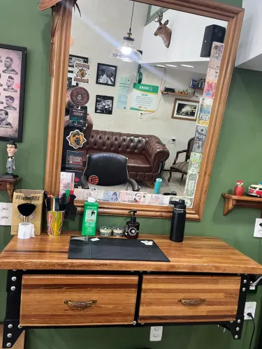 Bancada Retrô para barbearia