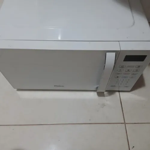 Microondas com defeito 