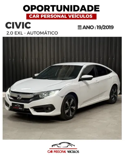 Honda Civic Sedan EXL 2.0 Flex 16V Aut.4p 2019
