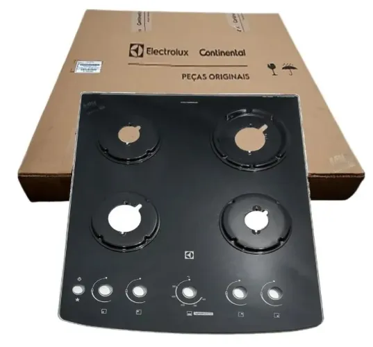 Mesa de vidro fogão Electrolux 4 bocas