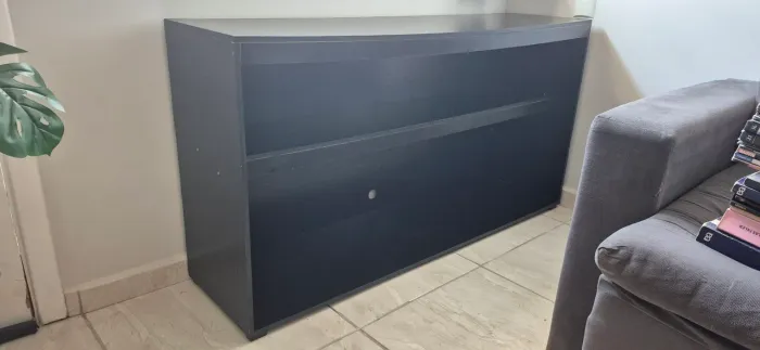 Rack de sala preto 