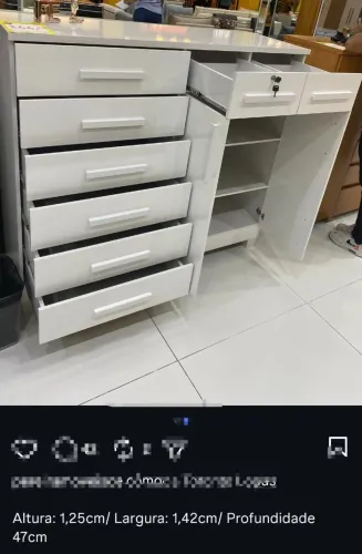 Comoda da kasa Decor 6 meses de uso