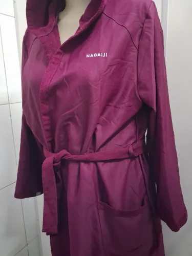 Roupão Nabaiji Decathlon unissex tam GG cor vinho