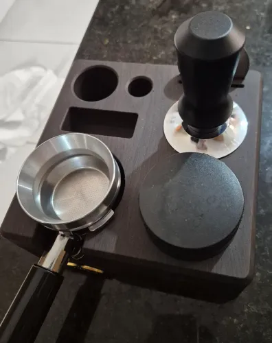Conjunto de itens para filtro 58mm de cafeteira de expresso - tamper, anel, filtro naked