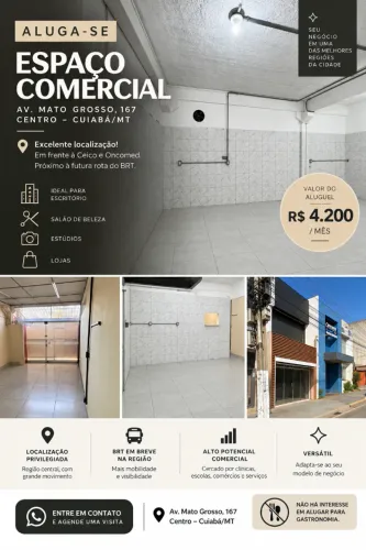 Ponto Comercial na Av. Mato Grosso