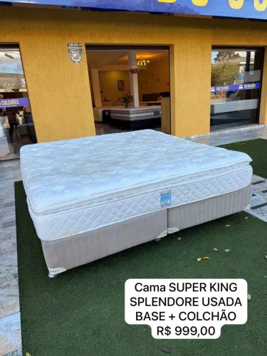 Cama box SUPER KING SPLENDORE USADA TOP - ENTREGAMOS
