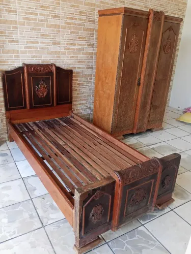 Guarda roupa + cama solteiro