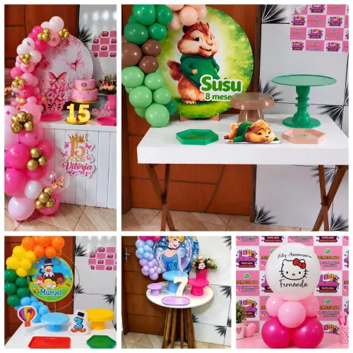 Aluguel de festa na mesa/arranjo de balão/kits práticos