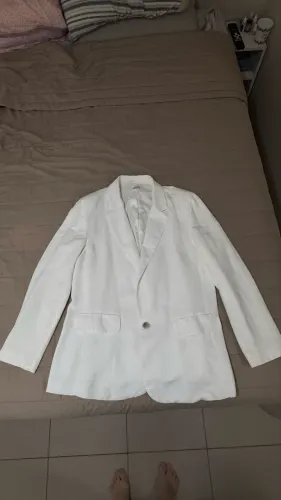 Blazer em viscose de linho Cantão