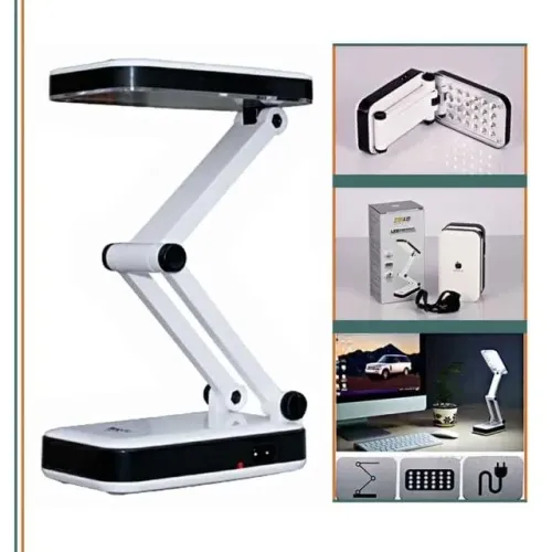 Luminária De Mesa Recarregável Dobrável, recarregavel 2 niveis de intensidade Led