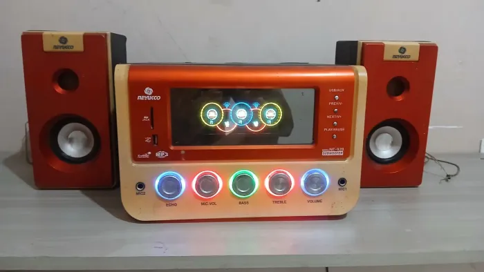 Som Retrô NewXco NE-928 Subwoofer - Funcionando Perfeitamente + Caixas Originais
