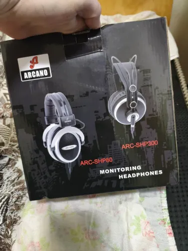 Fone de ouvido profissional para música.