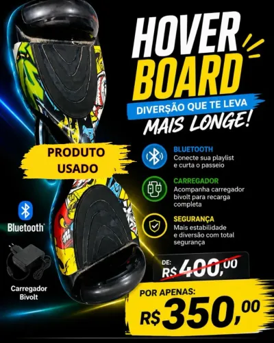 HOVER BOARD, OPORTUNIDADE INCRÍVEL! 
