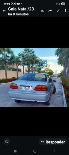 Honda Civic Sedan EX 1.6 16V Aut. 4P (nacion.) 1999