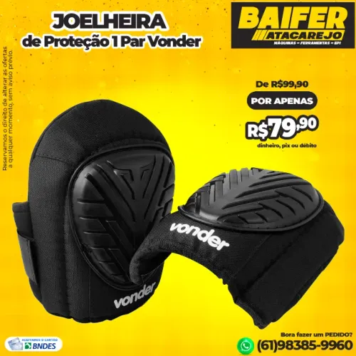 Joelheira de Proteção 1 Par Vonder