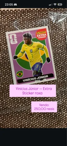 Vinícius Júnior ? Extra Sticker roxa