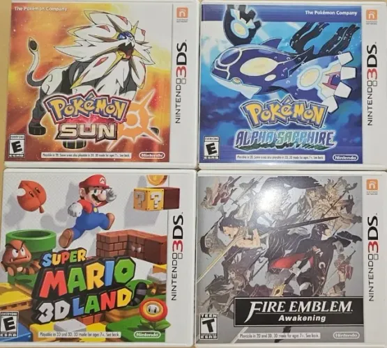 Jogos Originais Nintendo 3DS (POKEMON/MARIO/FIREEMBLEM)