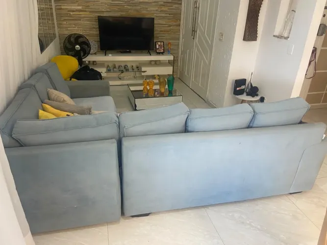Sofa usado Azul 