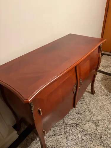 Buffet Bombê Clássico Estilo Luís XV com Marchetaria - Excelente Estado
