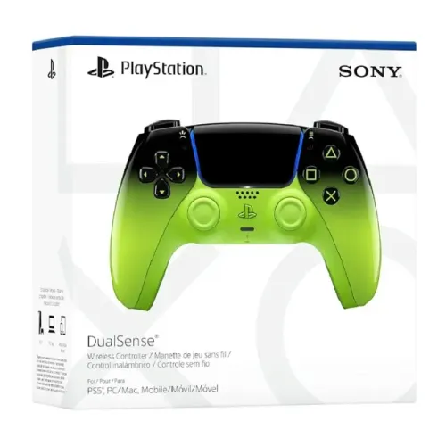 Controle Sem Fio Sony DualSense Hyperpop, PS5, Remix Green, Verde - 1000048534