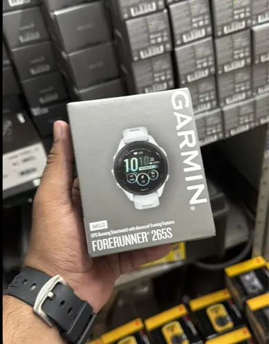 GARMIN FORERUNNER 265S AMOLED (NOVO) LOJA FÍSICA + NOTA FISCAL ATÉ 21 VEZES 