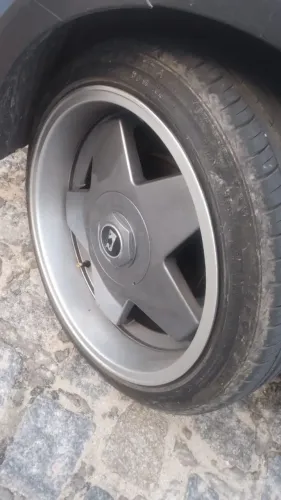 Rodas aro 17 BORBET pneus novos.faco trocas