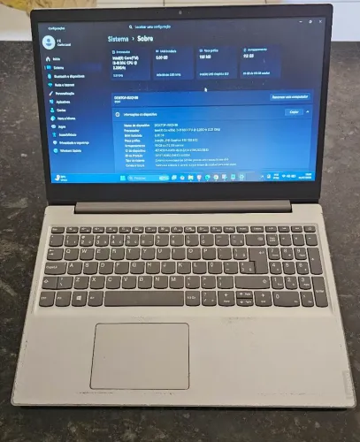 Notebook idealpad s145 8gb RAM 128gb interna