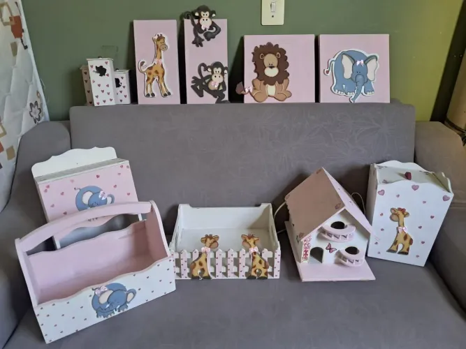 Kit para quarto infantil.