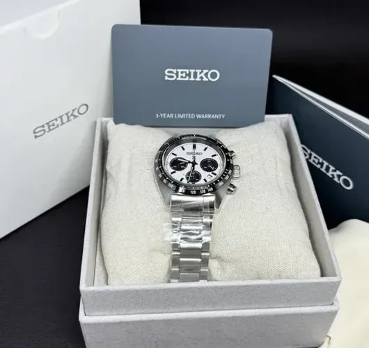 relógio seiko cronógrafo solar Prospex Speedtimer  SSC813