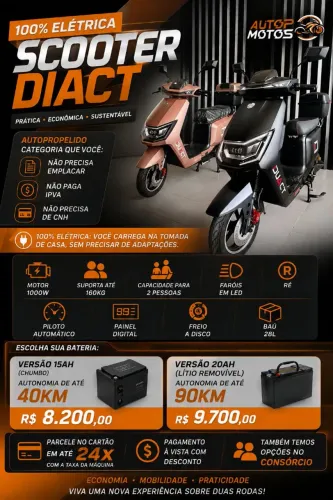 Scooter Diact(excelente para o dia-dia)