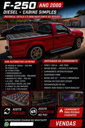 Ford F-250 XL 4.2 Turbo Diesel 2000