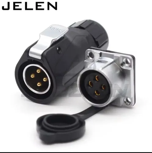 Conector Aviador XHE20 6 Pinos IP67 À Prova d'Água - Novo<br>DAW-YCE-VZE