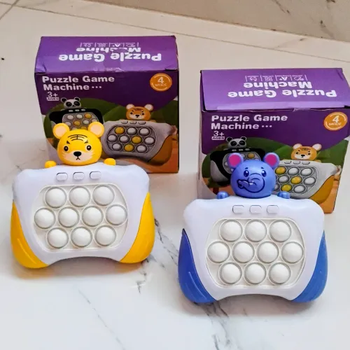 Brinquedo Infantil Pop It Anti Stress com Luz e Som + Sacolinha para Pintar