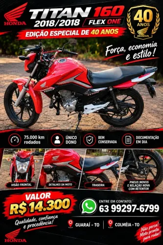 Vendo Honda CG Titan 160