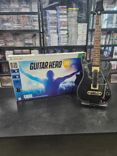 Jogo + Guitarra Guitarhero Live para Xbox 360
