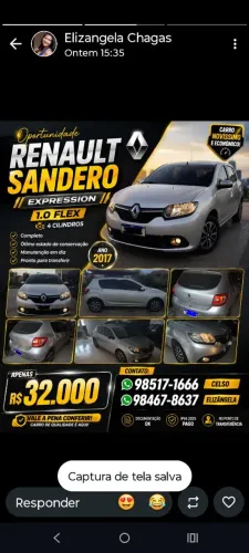 Renault Sandero Expression Hi-power 1.0 16V 5P 2017